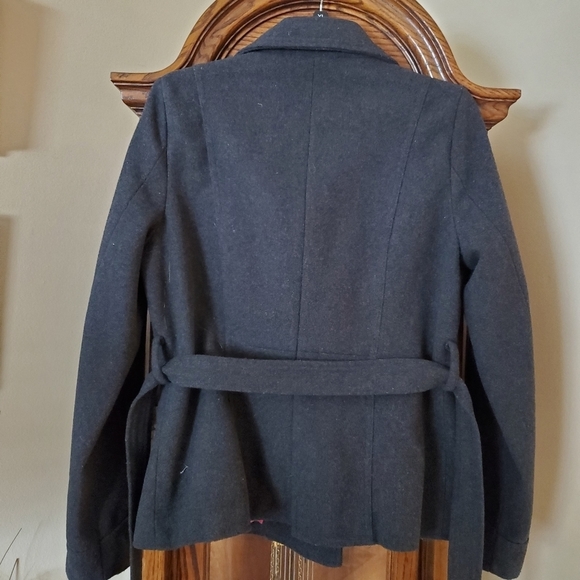 Charlotte Russe Women's Belted Pea Coat - Picture 4 of 6